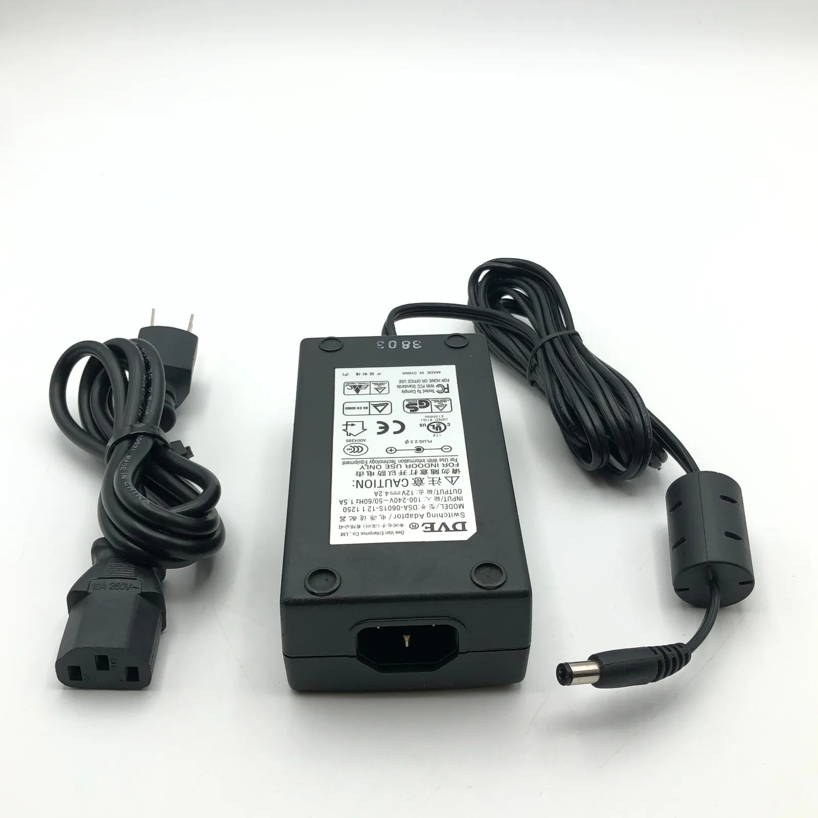 *Brand NEW*Genuine 12V 4.2A 50W DVE Switching Adaptor Model DSA-0601S-12 1 1250 Power Supply